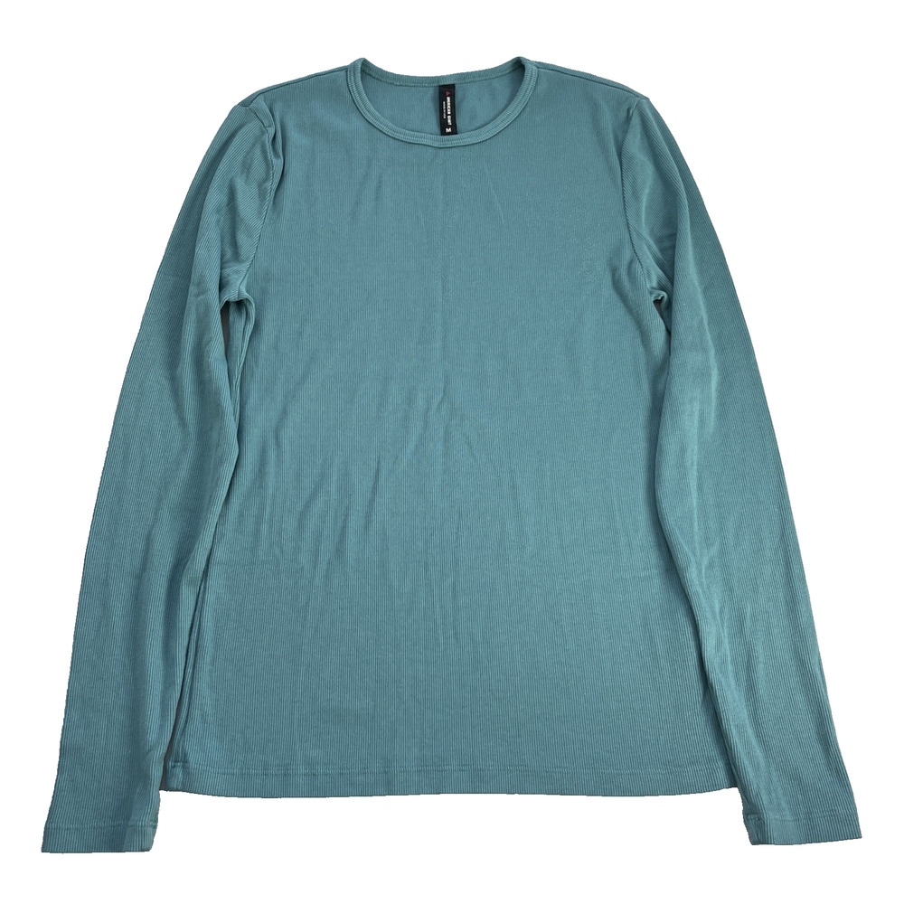 American Giant Teal Long Sleeve Tee